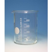 Becherglas, 150 ml, Borosilikat, niedrige Form