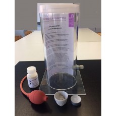 Plexiglassilo zur Staubexplosion